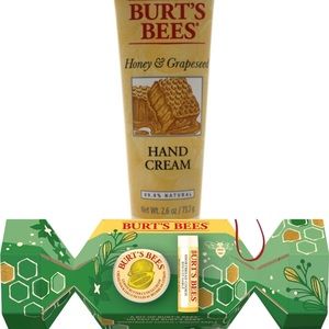 🌺 2/$20 Burt's Bees holiday Shortbread Lip Balm, Cuticle & hand cream bundle